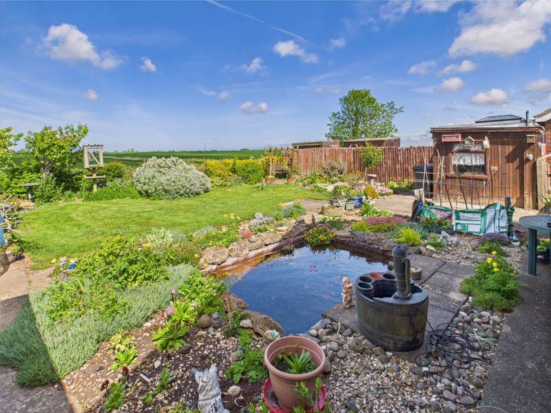 Rear Garden and pond