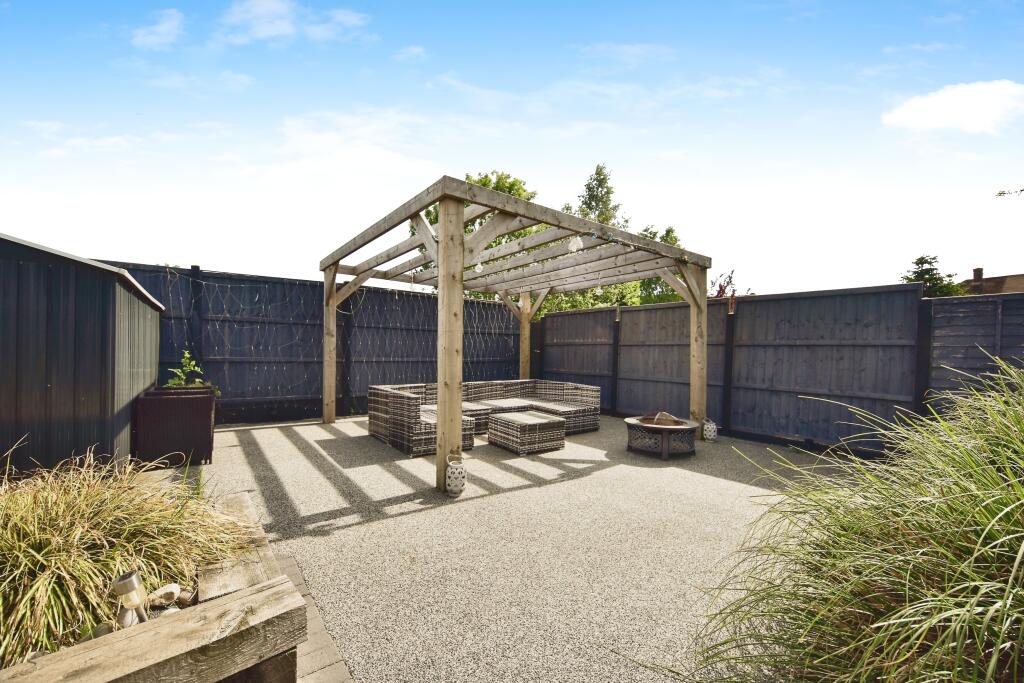 Private Rear Garden Seating Area