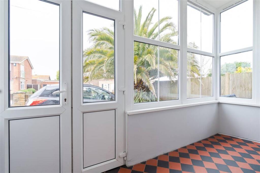 Large Enclosed Entrance Porch