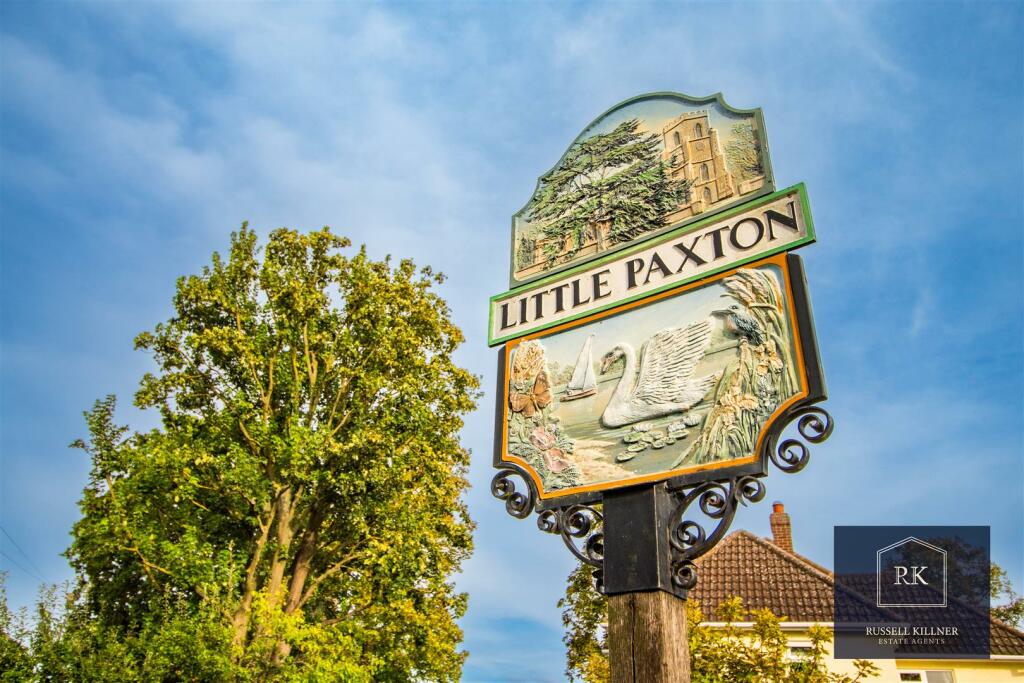 Little Paxton Sign Location.