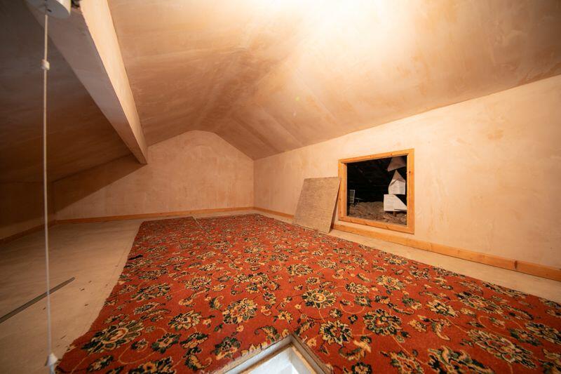 Fully boarded loft space