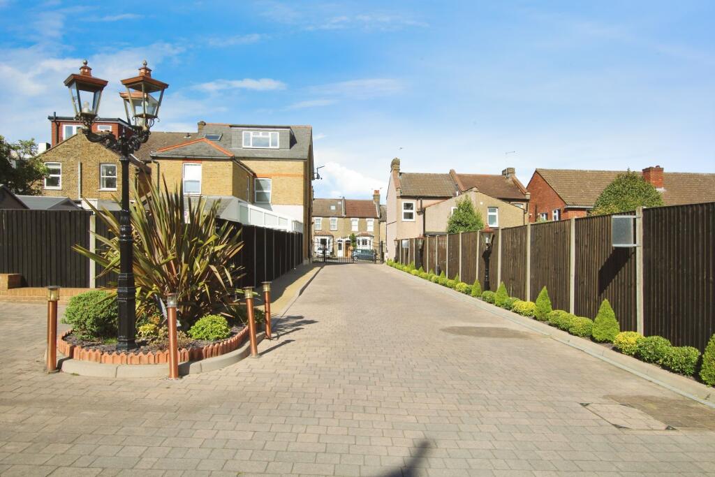 View of Gated Entrance from Car Park