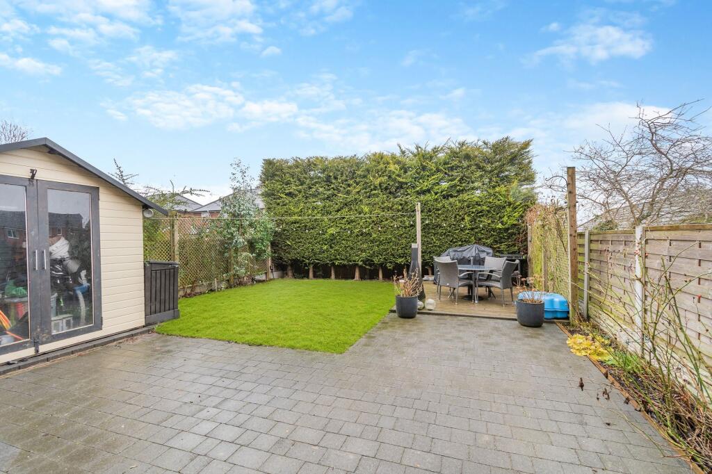 Rear garden