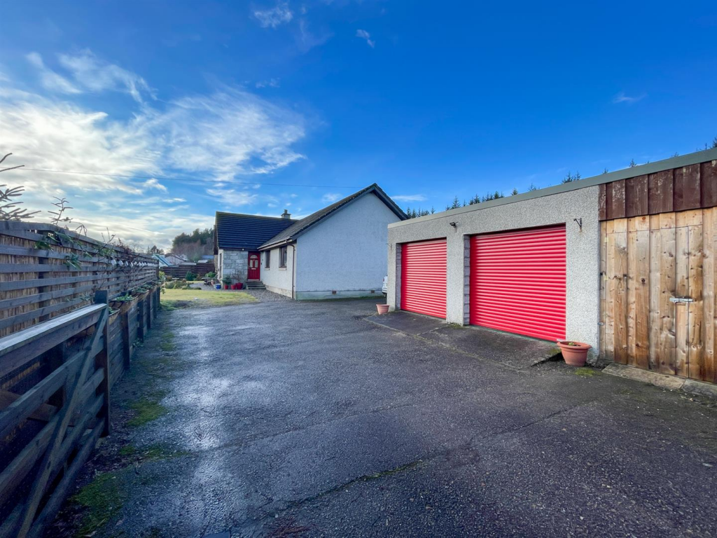 Driveway &amp; Double Garage