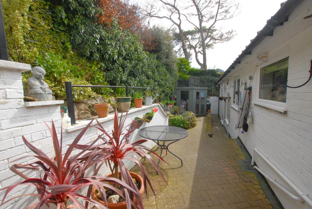 Rear courtyard