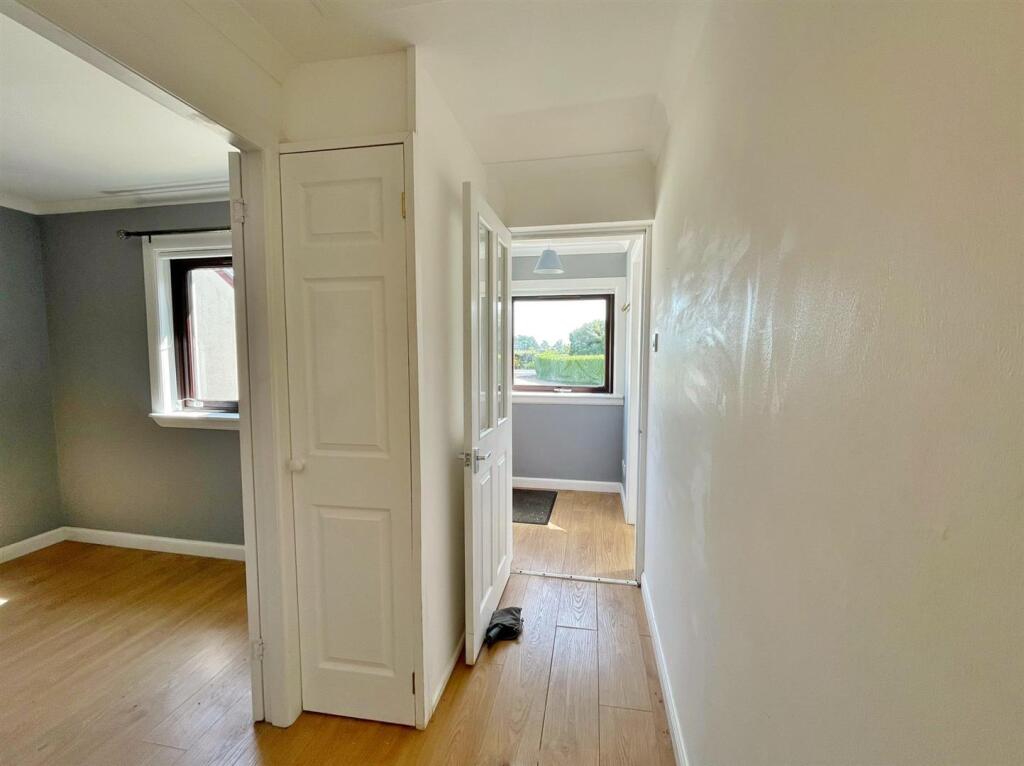 Hallway to entrance porch