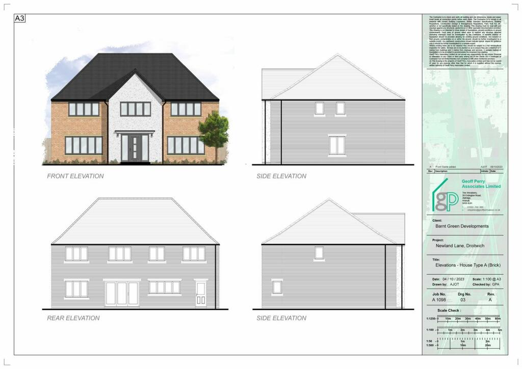 Elevations - House Type A