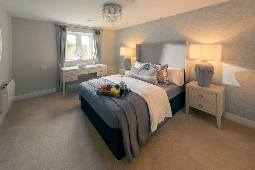 Show home master bedroom