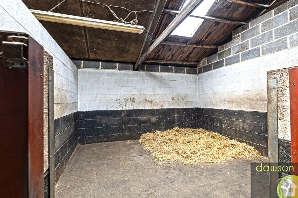 Stable block and wagon back