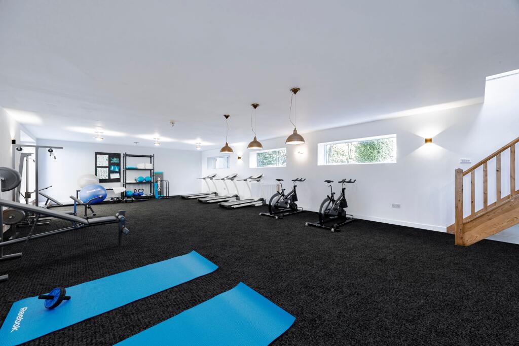 Annex Ground Floor - virtually staged as a Gym