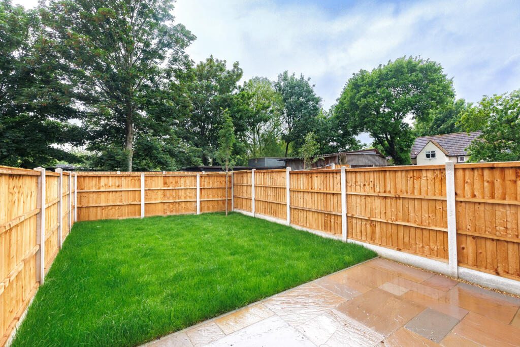 Plot 2 rear garden