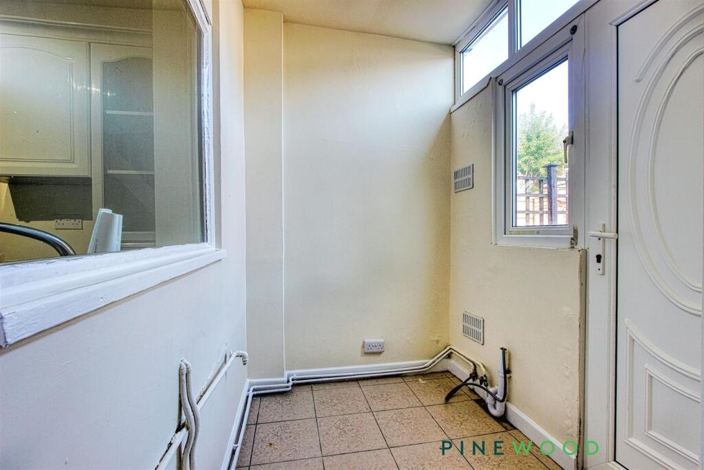 rear porch/utility area