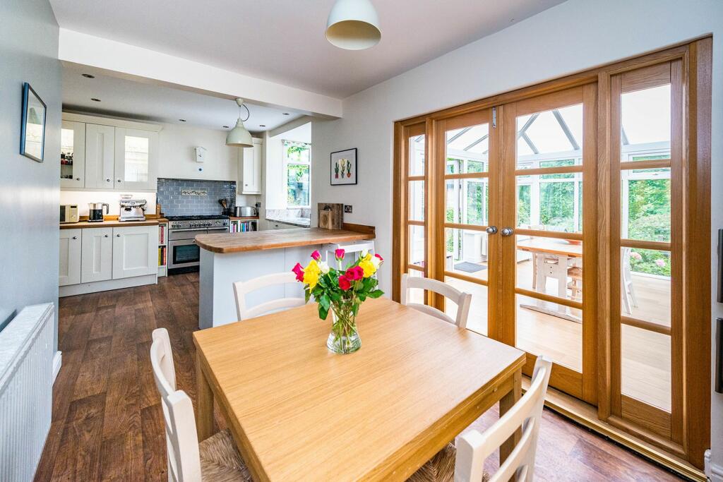 SITTING ROOM DINING ROOM KITCHEN AND CONSERVATORY
