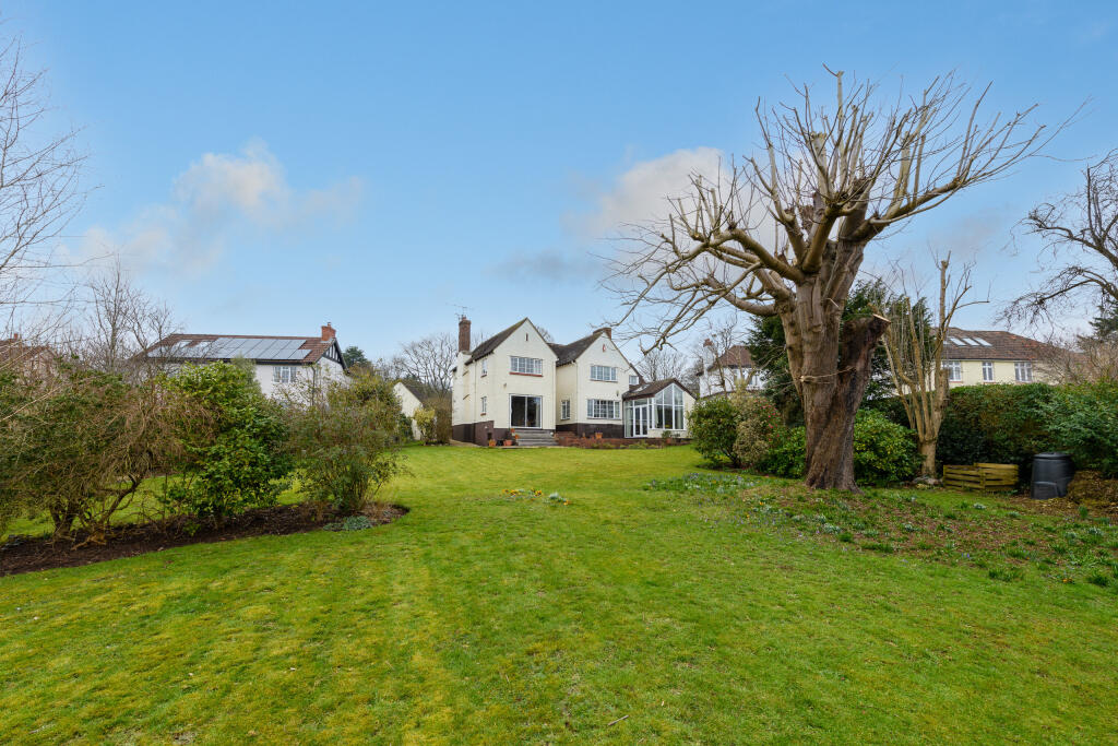 Rear elevation from a distance