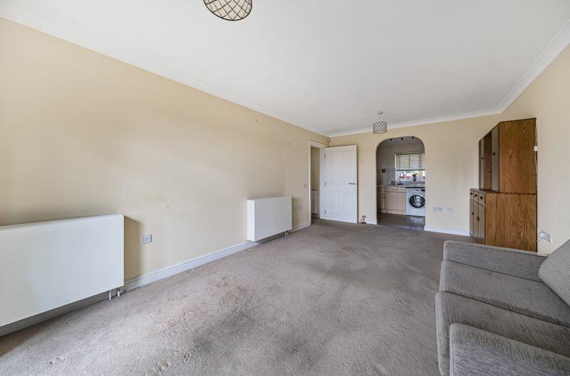 Living/dining room through to kitchen