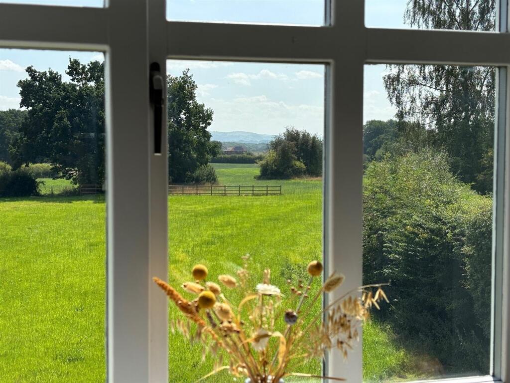 View over neighboring farmland