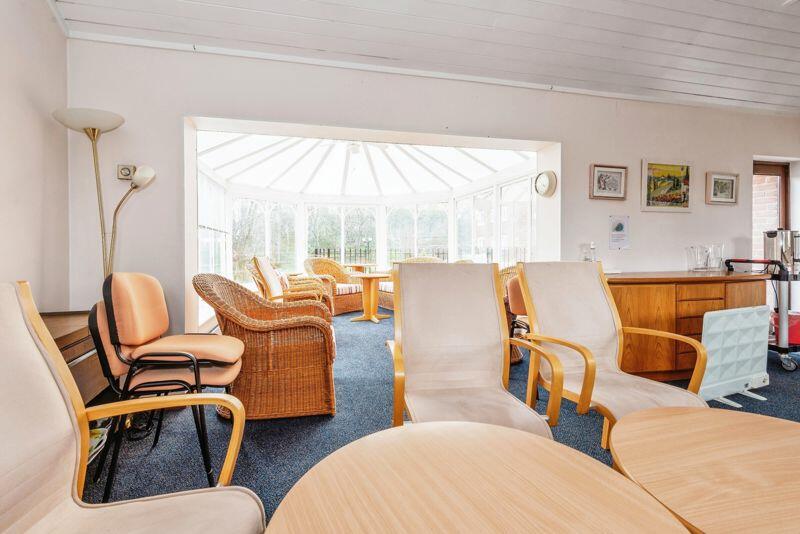 PHOTOS SHOW GENERAL VIEW OF RETIREMEN...