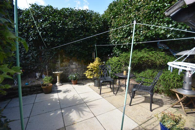 Rear courtyard