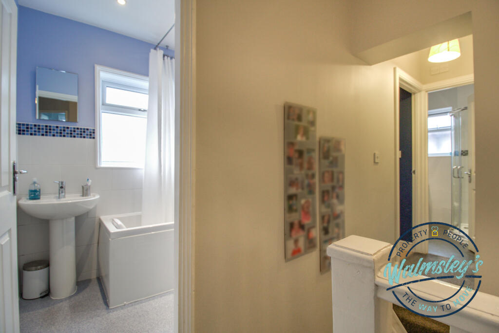 Landing towards family bathroom &amp; seperate shower 