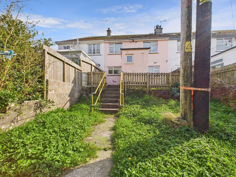 rear elevation and garden
