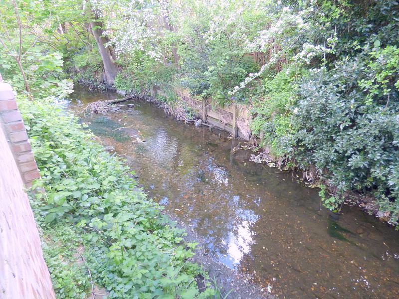 River Located End Of