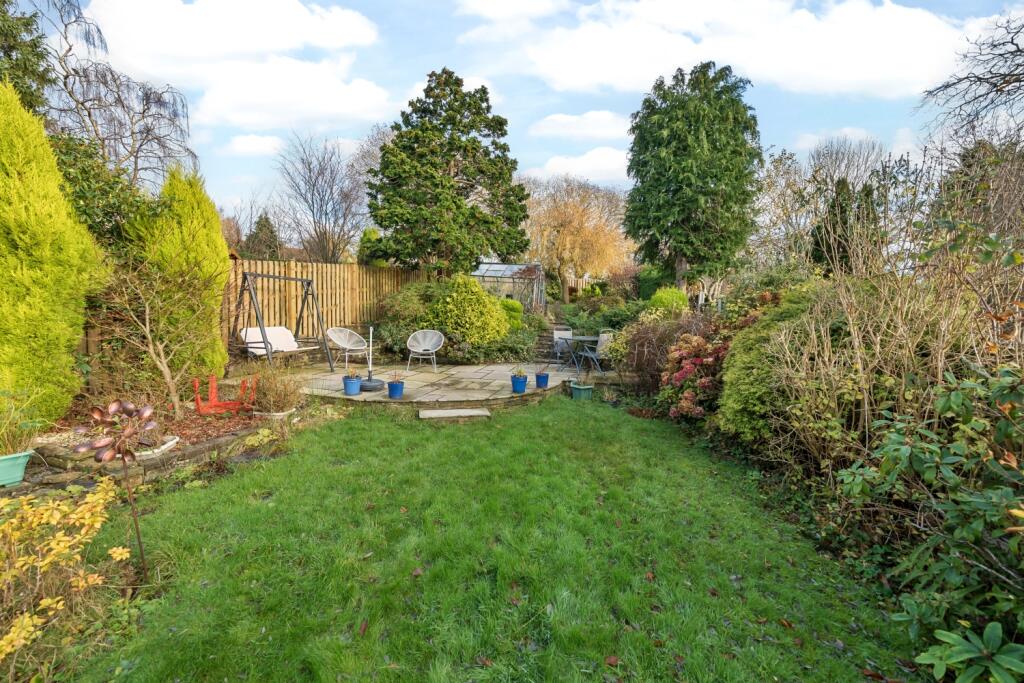 Part of the back garden