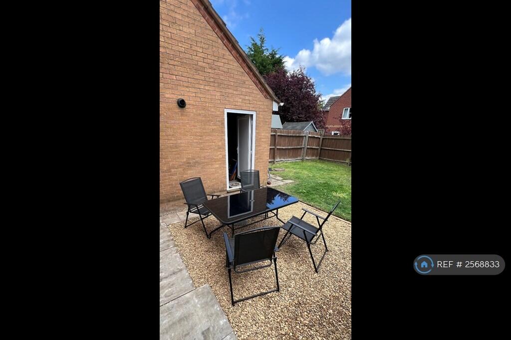 Rear Garden With Garage Access