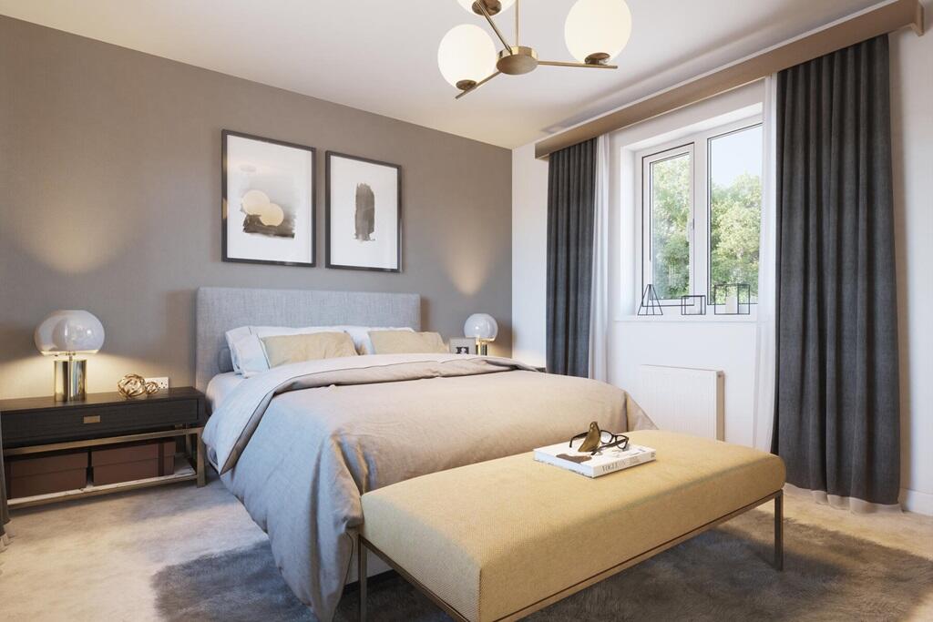 Main bedroom with space for a large bed