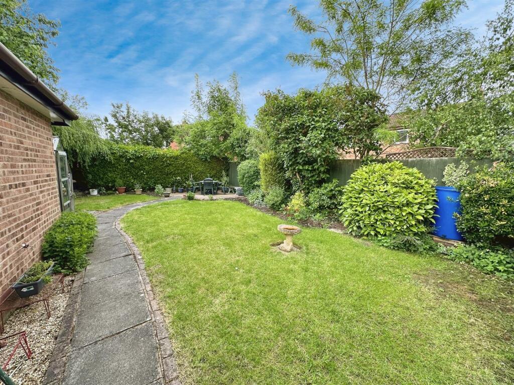 Rear garden