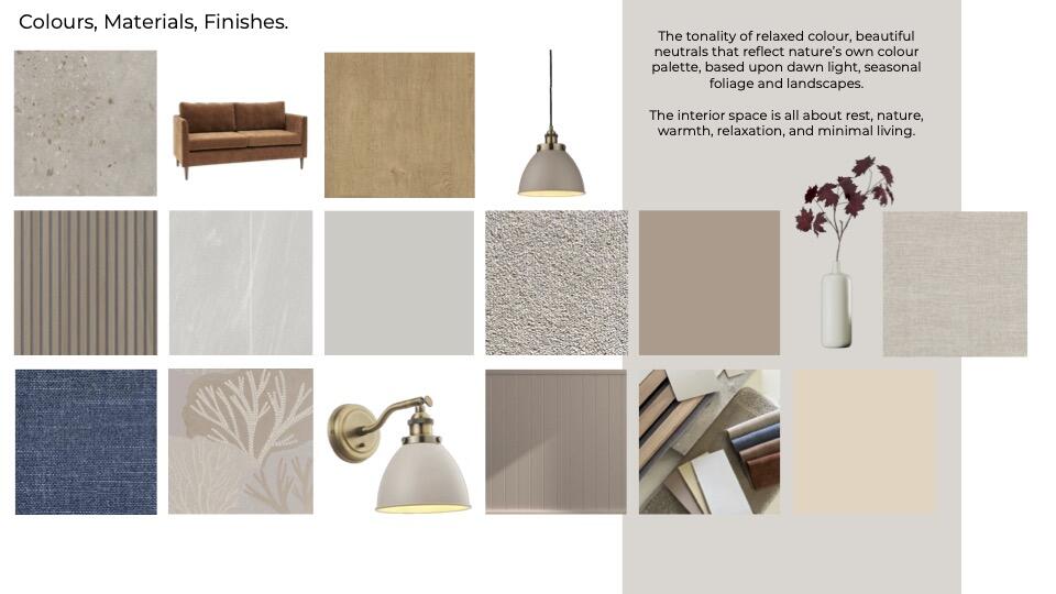 Interior moodboard