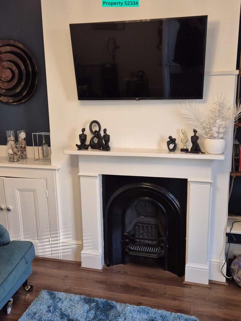 Lounge fireplace
