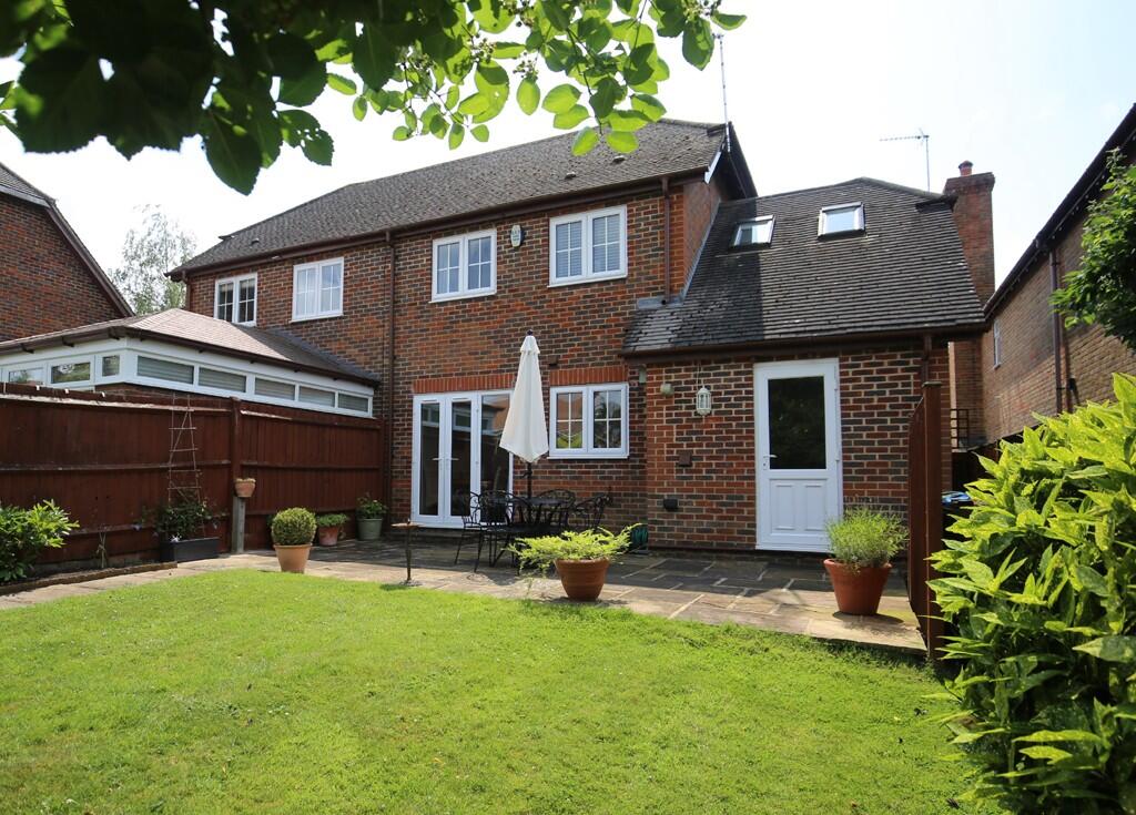 Rear of property