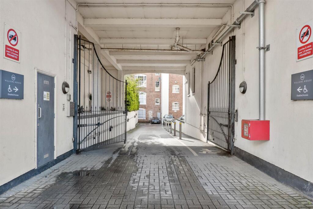 Entrance to Secure Car Park