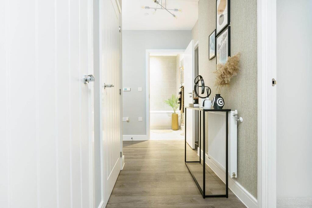 Hallway with handy storage