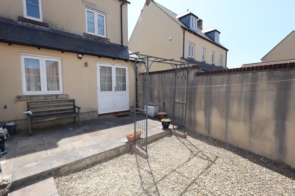 Rear elevation and garden