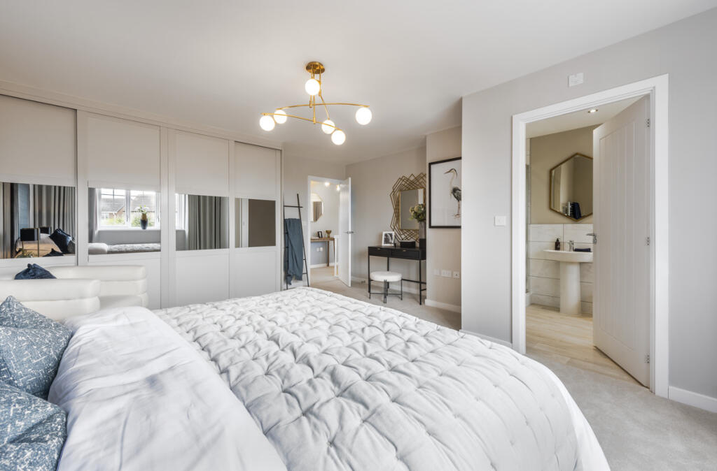 Indicative Bedroom, Contemporary Modern Decoration