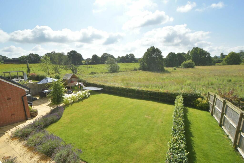 View over garden