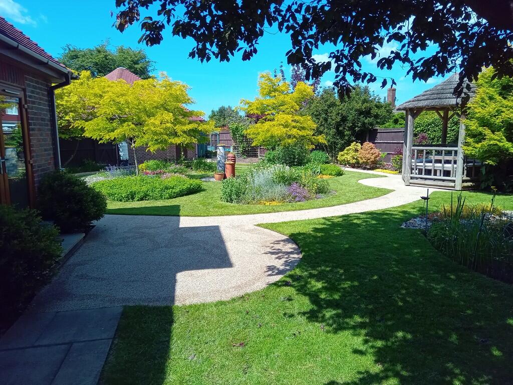 Garden in full bl...