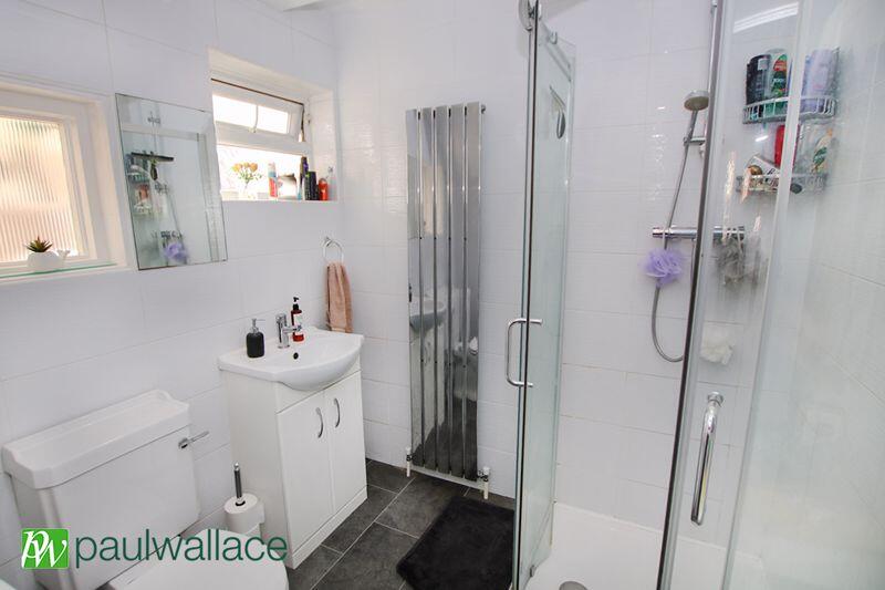 Downstairs Cloakroom with Shower