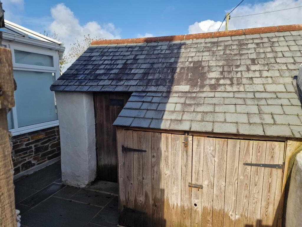 Sheds and stores.