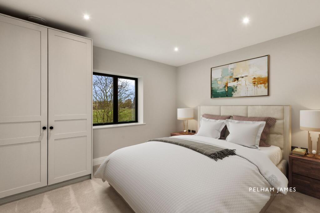 Third Bedroom, Redwing House, Great Easton (virtually staged image)