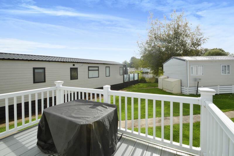 Decking and view towards lake