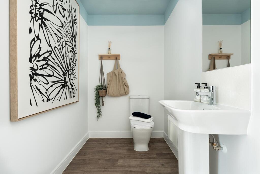 A convenient downstairs toilet