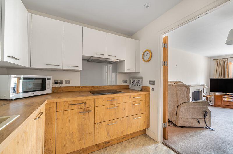 Kitchen with built-in appliances