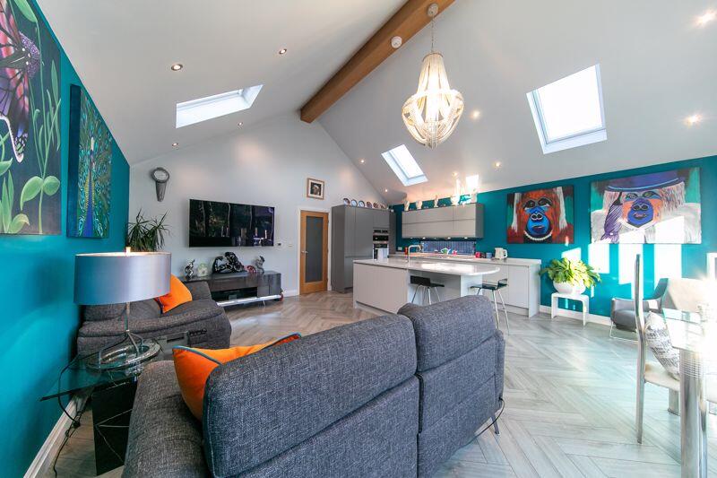 Open plan family room