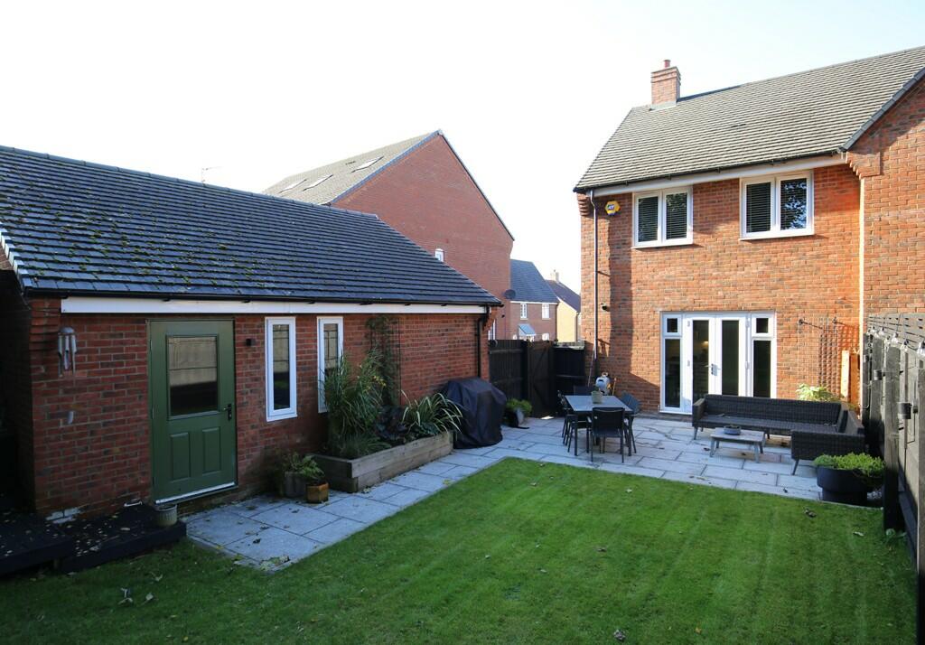 Rear of property