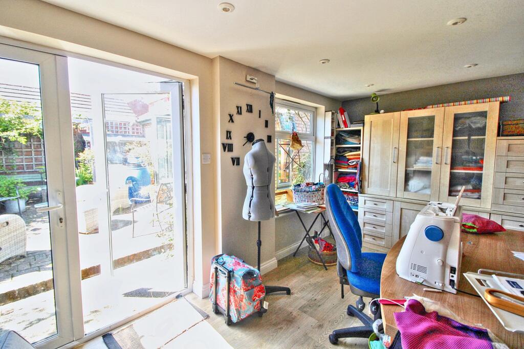 Outside Sewing Room/ Reception Three