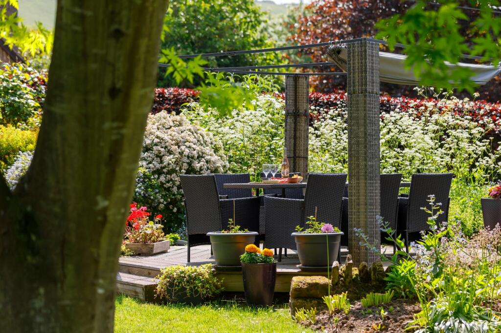 Outdoor dining area