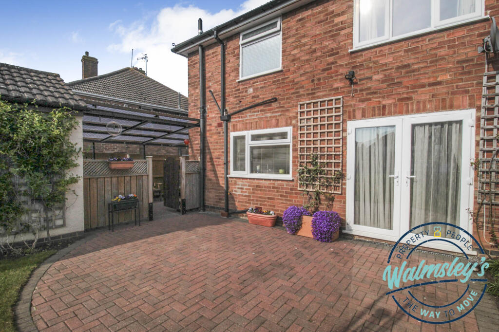 Patio area to direct rear