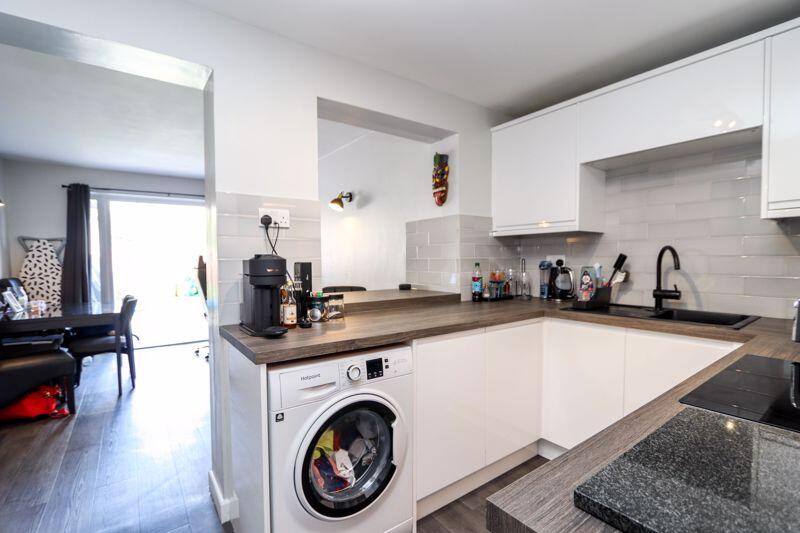 Kitchen into Dining Room/Sitting Area